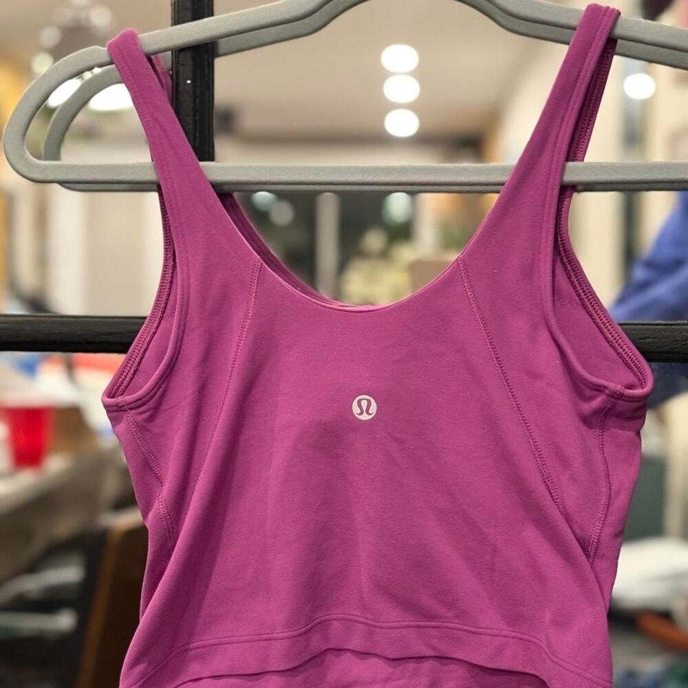 Lululemon Women's Purple and Pink Vest - Picture 4 of 5